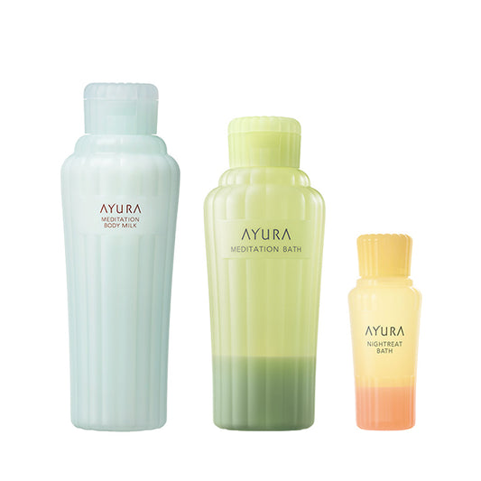 AYURA Bath Essence & Body Milk Set, 300ml
