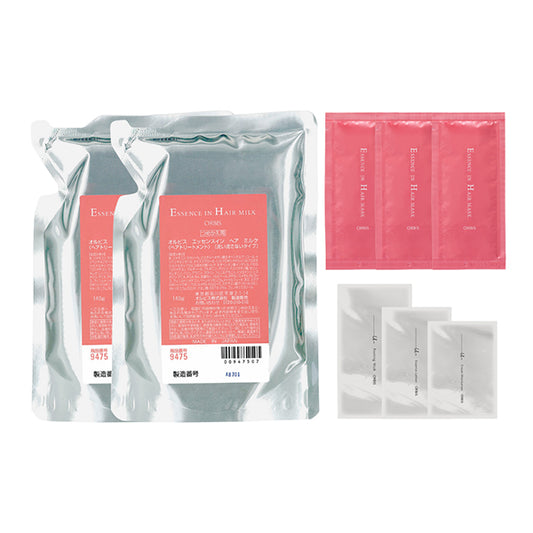 ORBIS Essence In Hair Milk Repeater Set, 140g x2 (Fragrance-Free)