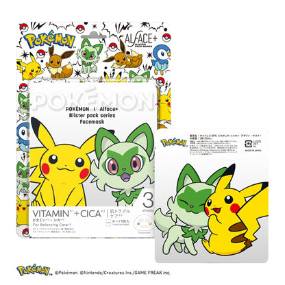 ALFACE Blister Pack Pikachu & Sprigatito Design, 25ml x 3