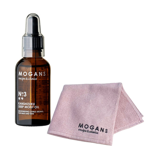 mogans Kanjuku Deep Moist Oil + Original Handkerchief, 50ml
