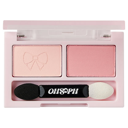 OHSOPH Double Up Dual Shadow Palette (02 Verite Pink), 2.8g