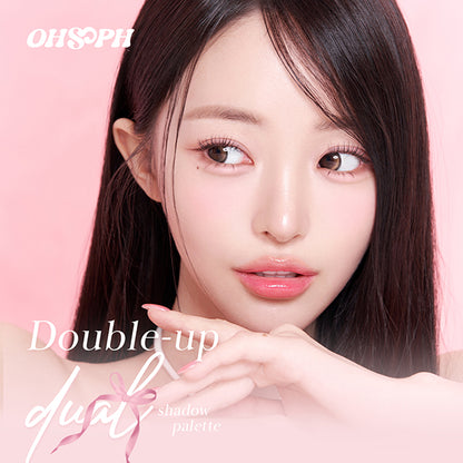 OHSOPH Double Up Dual Shadow Palette (02 Verite Pink), 2.8g