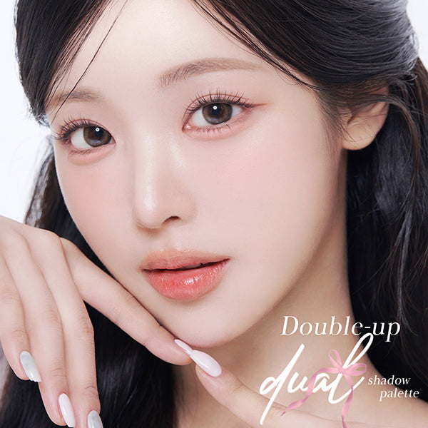 OHSOPH Double Up Dual Shadow Palette (01 Fleur Coral), 2.8g