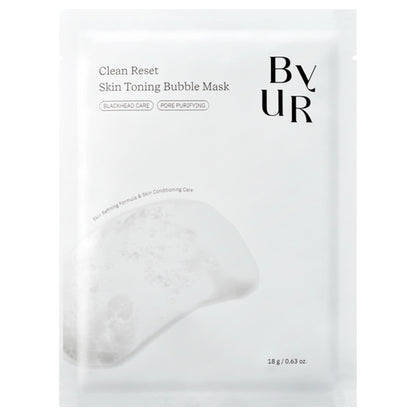 ByUR Clean Reset Skin Toning Bubble Mask, 18ml x 1 sheet