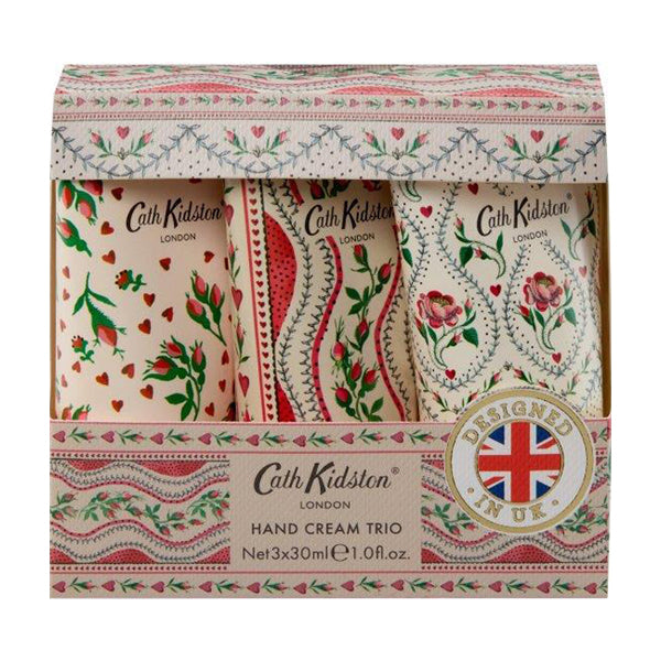 CathKidston Hand Cream Trio Flower Bud, 30ml x 3