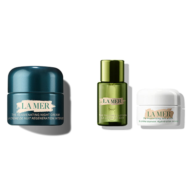 La Mer The Moisturizing Night Cream New Year Limited Set, 15ml + 5ml + 3.5ml