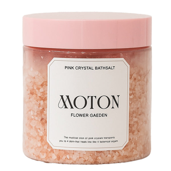 MOTON Pink Crystal Bath Salt (001 Flower Garden), 500g