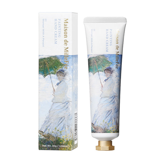 Painting Hand Cream, 01 Woman with Parasol, 30g, The scent of a gentle breeze caressing your cheeks on a gracious afternoon