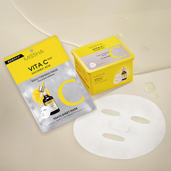 MISSHA Vita C Plus Daily Mask, 30 Sheets