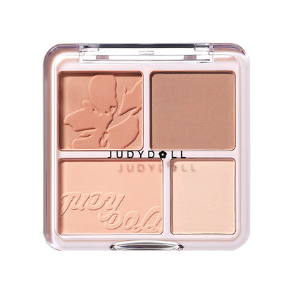 Wagamama Cheek Highlighter, 06 Fuwa Kao Hazel Mocha, 9g