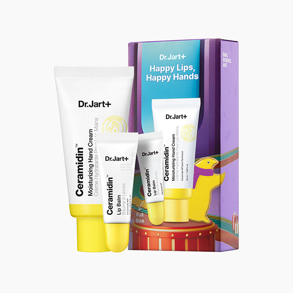 Dr.Jart+ Ceramidin Happy Hand & Lip Set, 50ml、7ml