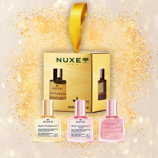 NUXE Prodigieux Mini Gift Box, 10ml, 10ml, 10ml