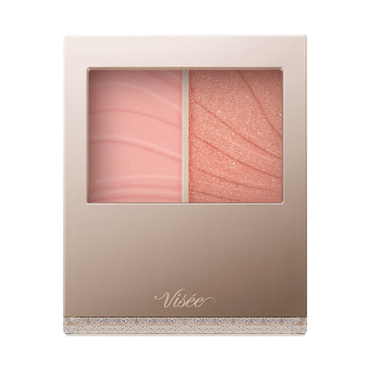 VISEE Layered Fururi Cheek, PK-6 Poppy Coral, 5.8g