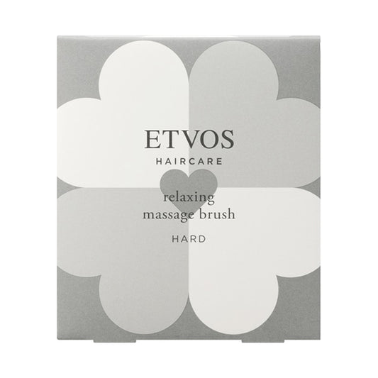 Relaxing Massage Brush (Hard), Charcoal Gray, 1 Brush