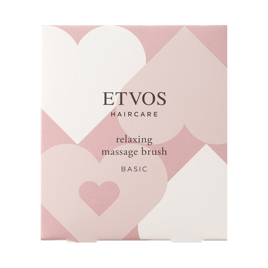 ETVOS Relaxing Massage Brush Basic (Heart Pink)