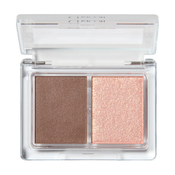 Chacott Eyeshadow Duo (603 Cocoa Brown x Milk Latte)