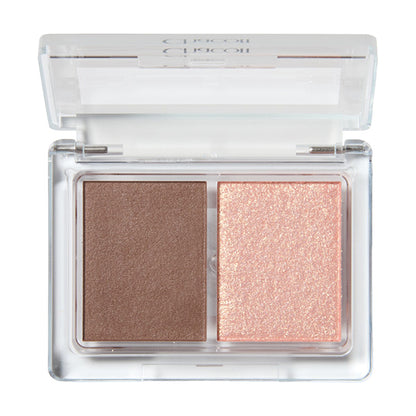 Chacott Eyeshadow Duo (603 Cocoa Brown x Milk Latte)