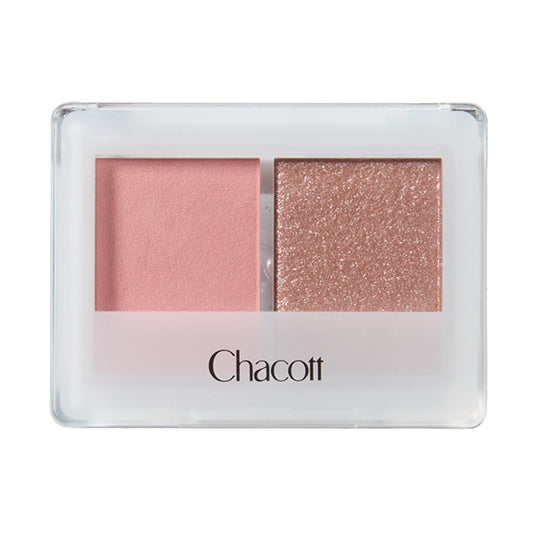 Chacott Eyeshadow Duo (601 Milk Tea Pink x Pink)