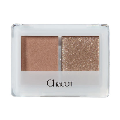 Chacott Eyeshadow Duo (600 Mocha Beige x Latte)