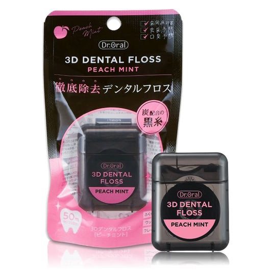 Dr.Oral 3D Dental Floss (Peach Mint), 50m