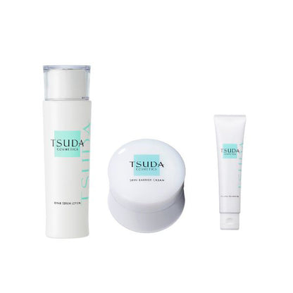 TSUDA COSMETICS Skincare Limited Kit, 130ml, 35g, 35g