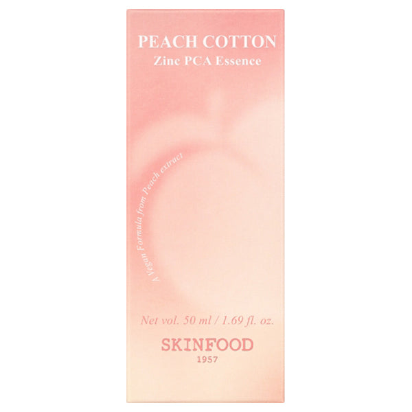 SKINFOOD Peach Cotton Zinc PCA Essence, 50ml (Peach)