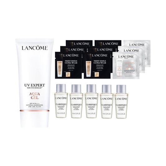 LANCOME UV Base Rose Jumbo Size Kit, 50ml, 10ml x 5, 1ml x 3, 1ml x 3, 1ml x 3