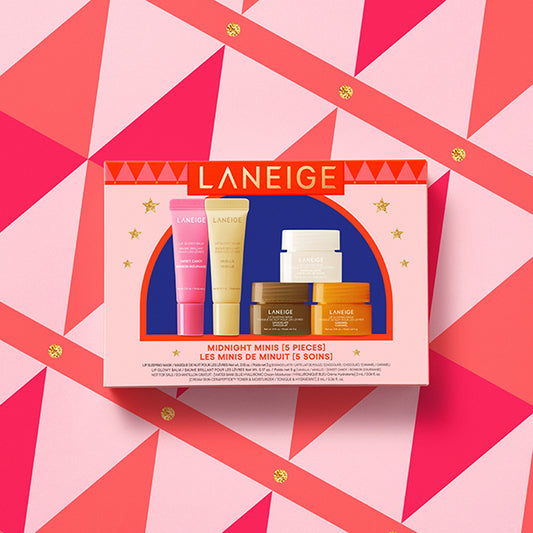 LANEIGE Lip Sleeping Mask Midnight Minis N, 5g×2,3g×3,2ml×2