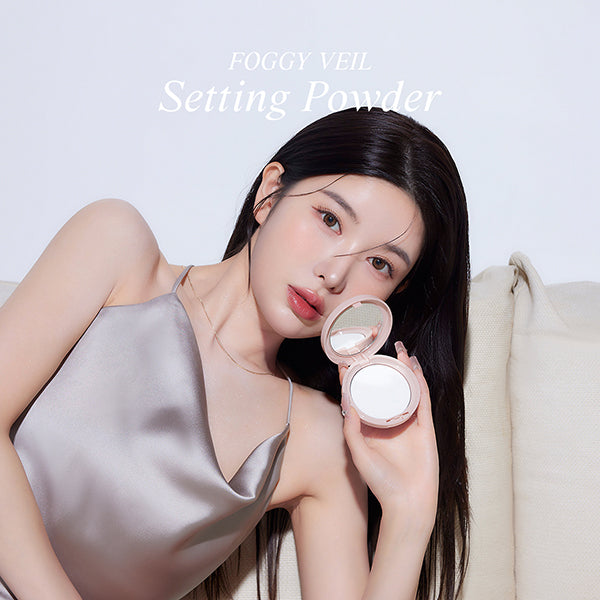 SELVE Foggy Veil Setting Powder with Puff (02 Purple)