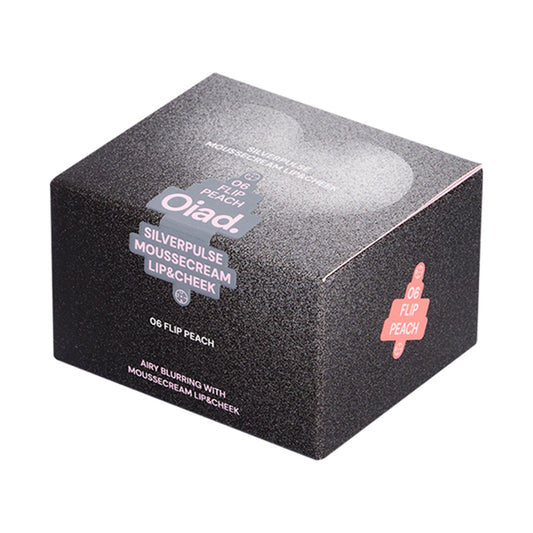 Oiad. Silver Purse Mousse Cream Lip & Cheek (06 Flip Peach), 7.5g