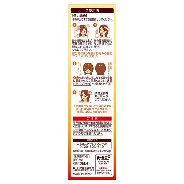 Medicinal hair growth serum for a healthy scalp and fluffy hair, 160ml