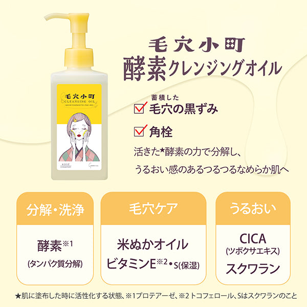 Softymo Kena Komachi Enzyme Cleansing Oil Refill, 130ml