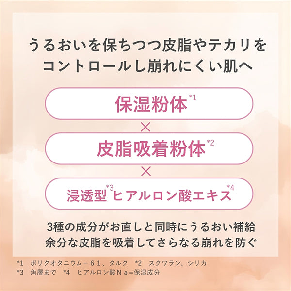 ORBIS Pressed Powder, Refill (with puff) 2025 Edition, Natural, 9g