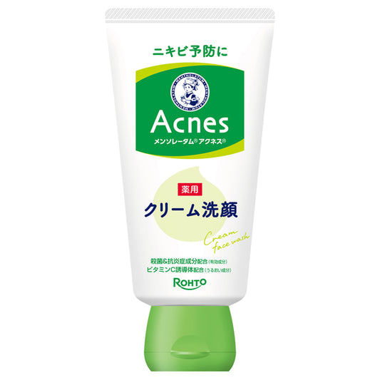 Mentholatum Acnes Medicated Cream Wash, 130g