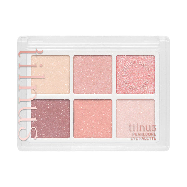 tilnus Pearl Core Eye Palette (01 Sunkissed Mandarin), 5.8g