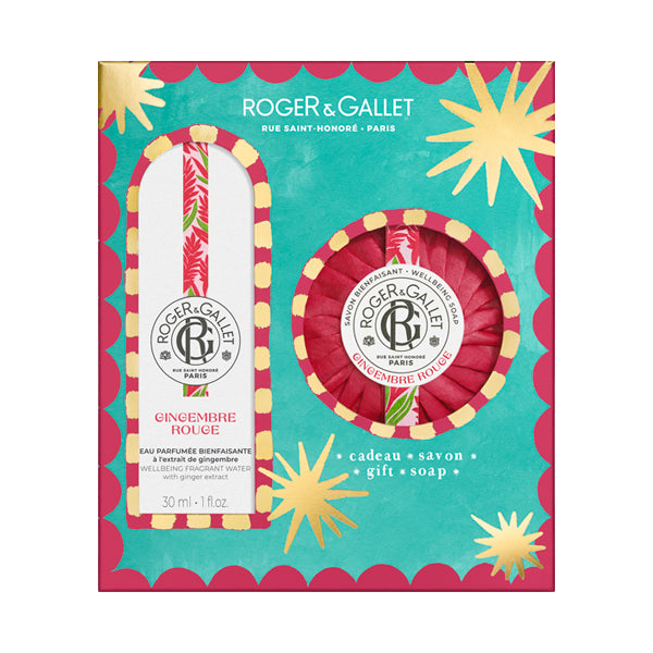 Roger & Gallet Eau Parfumée & Soap Coffin (Gingembre Rouge)