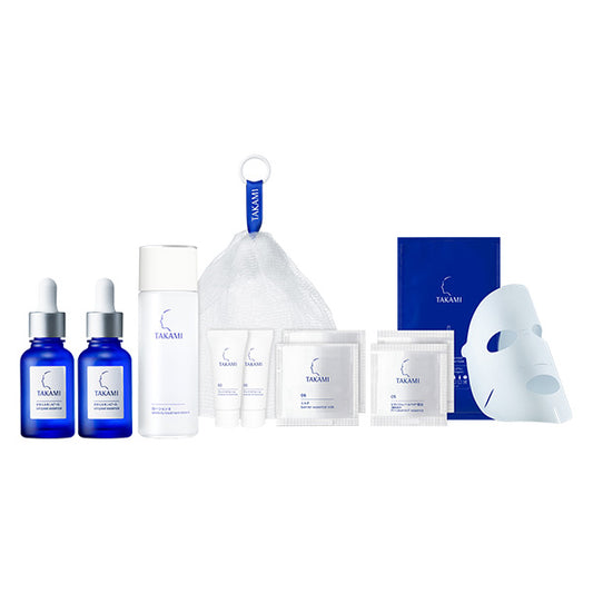 Takami New Year's special set, 30ml x 2, 100ml, 5g x 2, 1, 2ml x 2 packets, 1ml x 2 packets, 1 packet