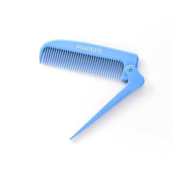 maPEPE Compact Pocket Comb (Blue Denim)
