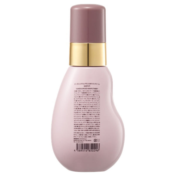 MAPUTI Organic Fragrance White Cream, Limited Edition, 100ml (Sandalwood x Maputi Scent)