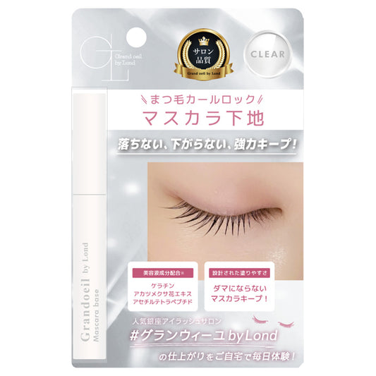 Grand Wee Ginza with Mira Beaute Eyelash Keep Mascara Base, CL, 6ml