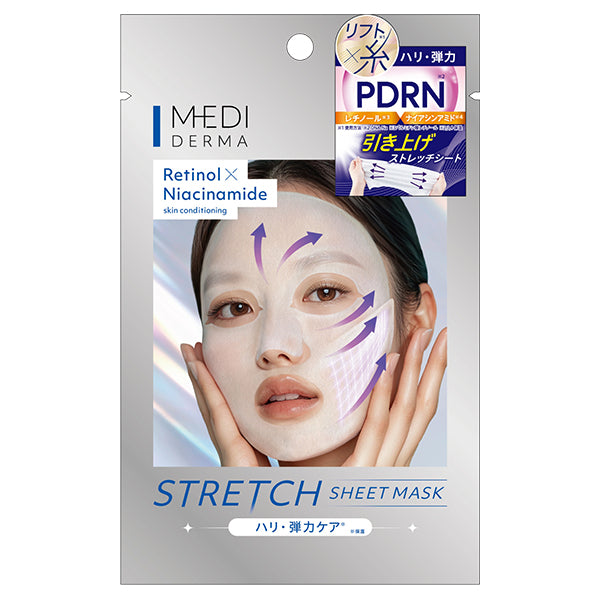 MOMOTANI JUNTENKAN Jeuneforce Medi Derma Stretch Sheet Mask, 30ml
