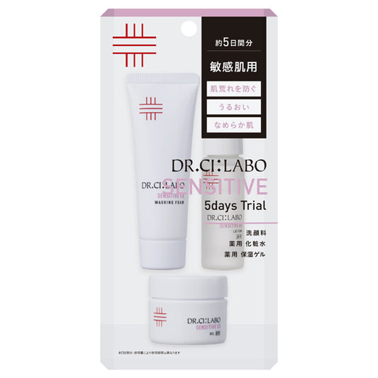 Dr.Ci:Labo Sensitive Trial Set, 14ml、15g、15g