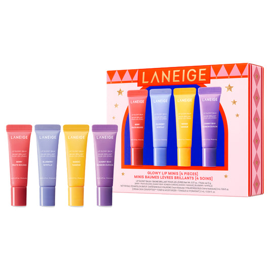 LANEIGE Lip Glow Balm Mini Kit N, 5g, 5g, 5g, 5g, 2ml, 2ml
