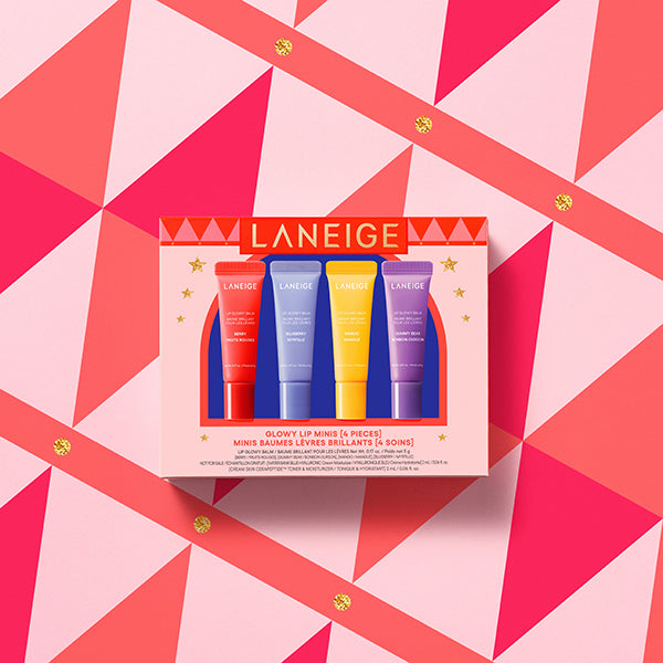 LANEIGE Lip Glowy Balm Mini Kit N, 5g×4, 2ml×2