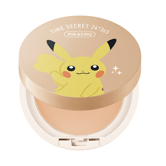 MSH Time Secret Mineral Medicated Pressed Powder SPF50 (Pokemon Design) (Natural Ochre)