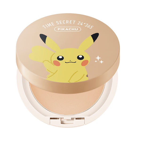 MSH Time Secret Mineral Medicated Pressed Powder SPF50 (Pokemon Design) (Medium Ochre)