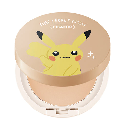 MSH Time Secret Mineral Medicated Pressed Powder SPF50 (Pokemon Design) (Medium Ochre)
