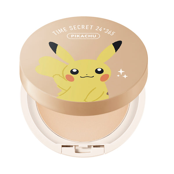MSH Time Secret Mineral Medicated Pressed Powder SPF50 (Pokemon Design) (Light Ochre)