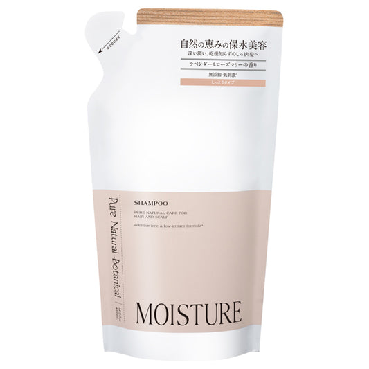 Pure Natural Botanical Moist Rich Shampoo Refill, 420ml