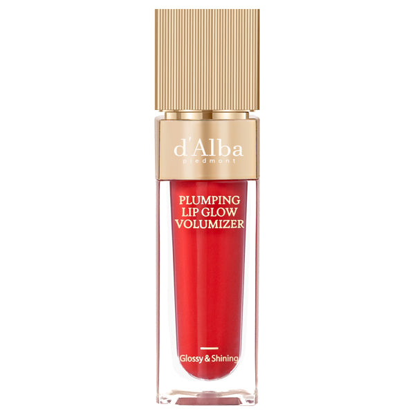 d'Alba Plumping Lip Glow Mood Volumizer, Ruby Rose, 5ml